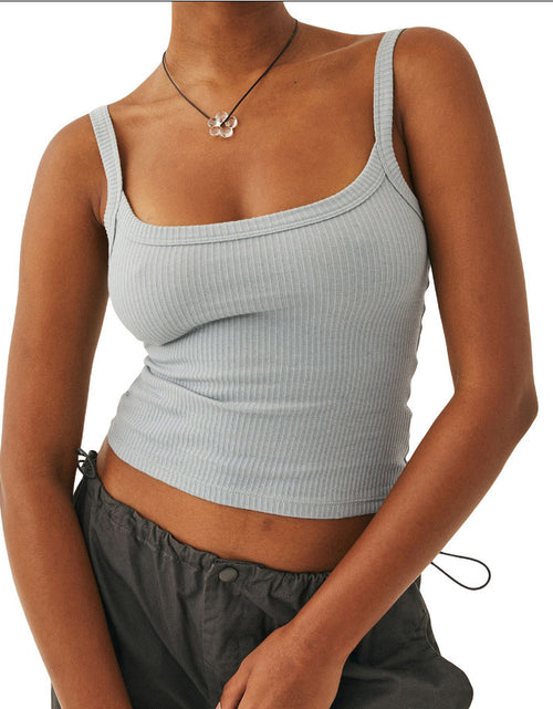 Load image into Gallery viewer, Camisole Top For Women  Slim Fit Slimming Beauty Back Inner Wear Outer Wear Bottoming Vest
