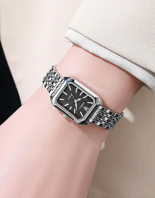 Load image into Gallery viewer, Women&#39;s Square Steel Strap Watch
