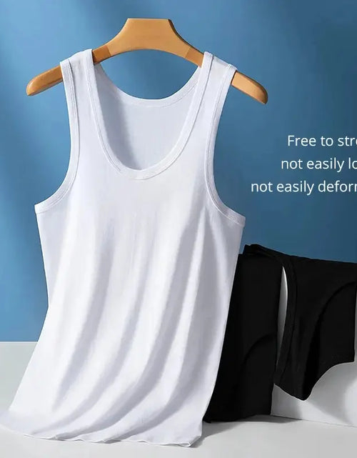Load image into Gallery viewer, 1/3 Pack Four Seasons Men&#39;s Cotton Joker Vest Teenagers Simple Fit Sports Fitness T-shirt Middle-aged Casual Sleeveless Shirt
