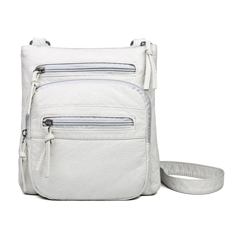 Mini Washable Leather Crossbody Bag for Smartphones