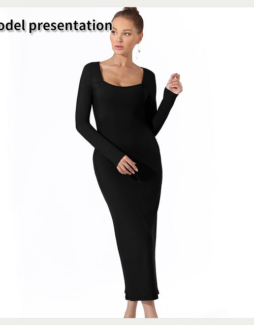 Load image into Gallery viewer, Women&#39;s Fashion Simple Solid Color Dress
