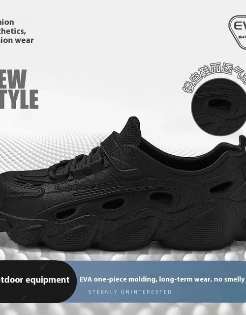 Load image into Gallery viewer, Men&#39;s Hole Shoes Thick-soled Beach Fishing Sandals
