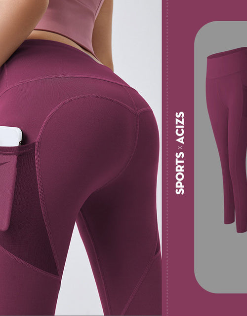 Load image into Gallery viewer, Yoga Pants Women With Pocket Leggings Sport Girl Gym Leggings Women Tummy Control Jogging Tights Female Fitness Pants
