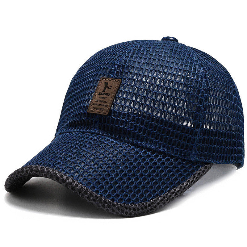 Summer Men's Outdoor Sunshade Sports Quick-drying Breathable Baseball Cap