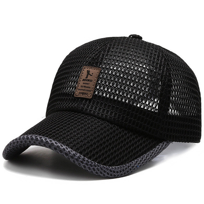 Summer Men's Outdoor Sunshade Sports Quick-drying Breathable Baseball Cap