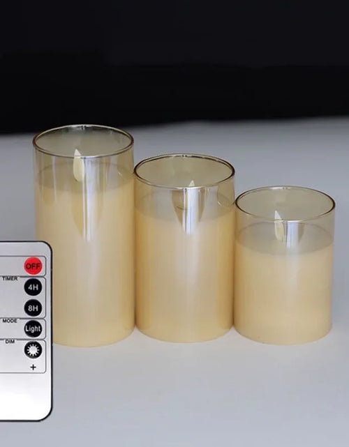 Load image into Gallery viewer, USB Rechargeable LED Pillar Candles
