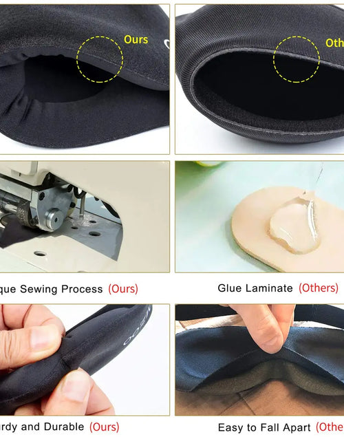 Load image into Gallery viewer, Sleep Mask for Side Sleeper, Eye Mask for Sleeping Women Men, 3D Contoured Cup No Eye Pressure 100% Light Blocking Sleeping Mask with Adjustable Strap Night Blindfold Flight, Travel, Nap, Black

