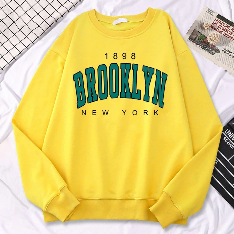 Trendy Casual Womens Sweatshirts 1898 Brooklyn