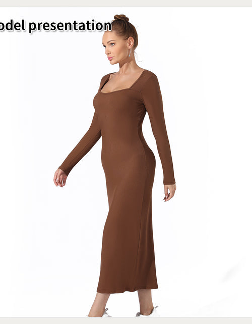 Load image into Gallery viewer, Women&#39;s Fashion Simple Solid Color Dress
