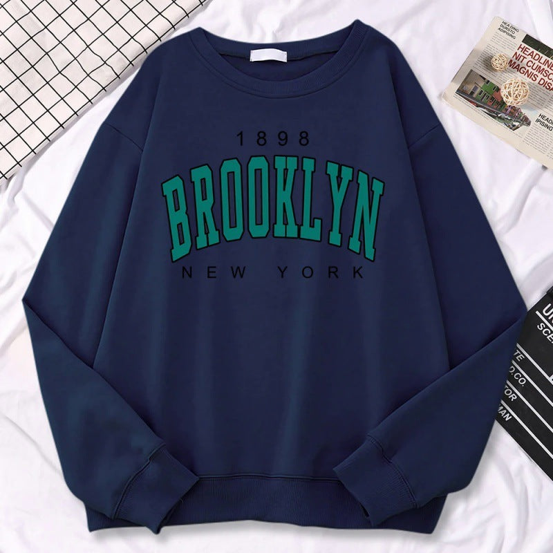 Trendy Casual Womens Sweatshirts 1898 Brooklyn