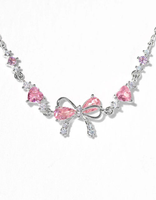 Load image into Gallery viewer, Cute Sweet Bracelet Loving Heart Zircon Bowknot Bracelet
