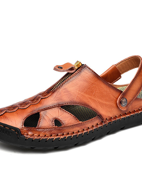 Load image into Gallery viewer, Men&#39;s Sandals Plus Size Outdoor Beach Handcraft
