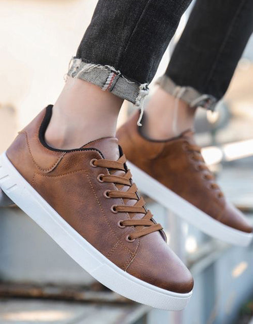 Load image into Gallery viewer, Lace-up Flat Shoes Men&#39;s Fashion Casual Shoes
