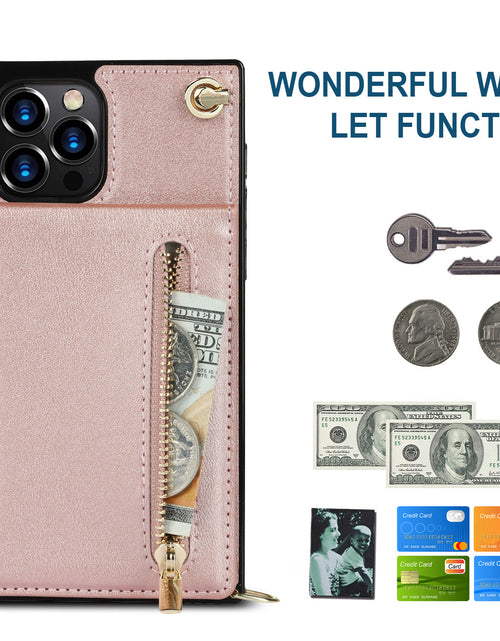 Load image into Gallery viewer, Zipper Phone Case Phone Case Crossbody
