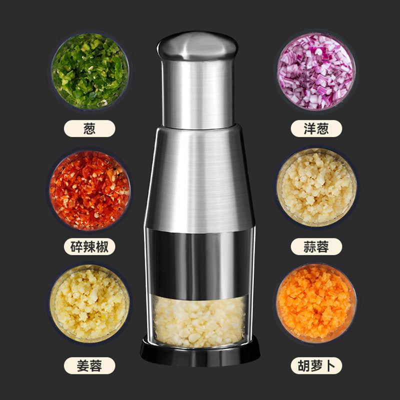 Garlic Crusher Onion Chopper Vegetables Chopper Manual Garlic Press Machine Garlic Squeezer Kitchen Gadget
