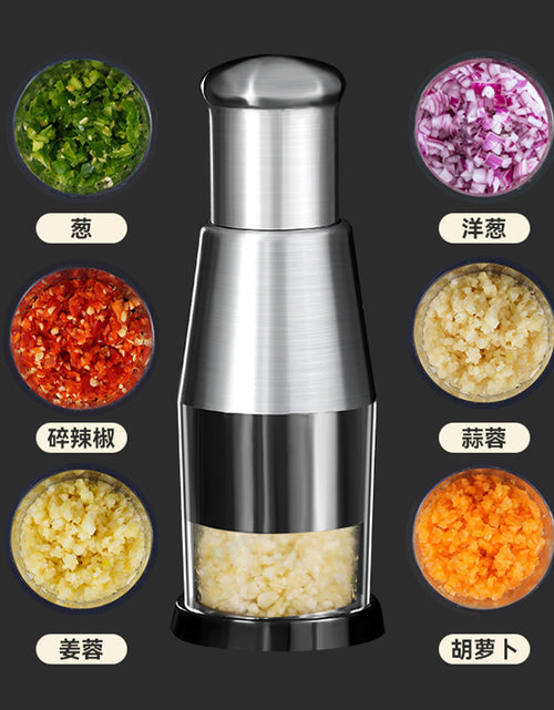 Load image into Gallery viewer, Garlic Crusher Onion Chopper Vegetables Chopper Manual Garlic Press Machine Garlic Squeezer Kitchen Gadget
