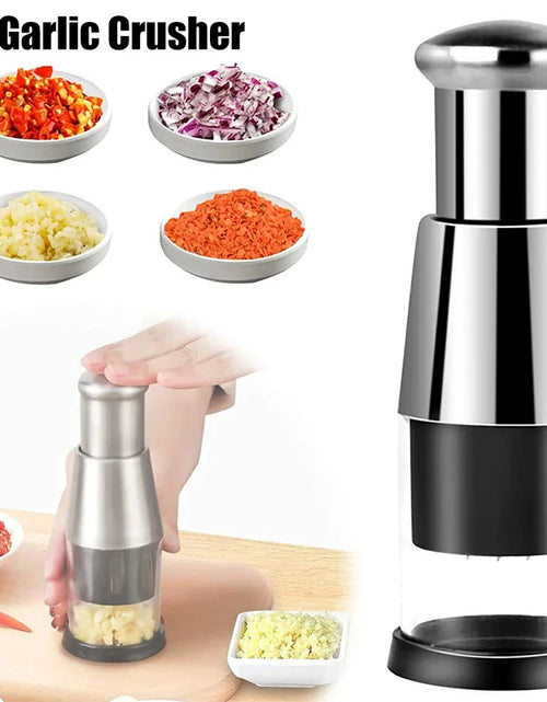 Load image into Gallery viewer, Garlic Crusher Onion Chopper Vegetables Chopper Manual Garlic Press Machine Garlic Squeezer Kitchen Gadget
