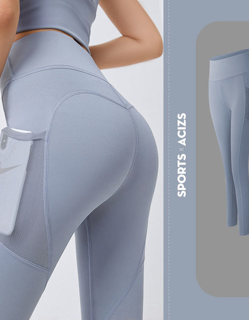 Load image into Gallery viewer, Yoga Pants Women With Pocket Leggings Sport Girl Gym Leggings Women Tummy Control Jogging Tights Female Fitness Pants

