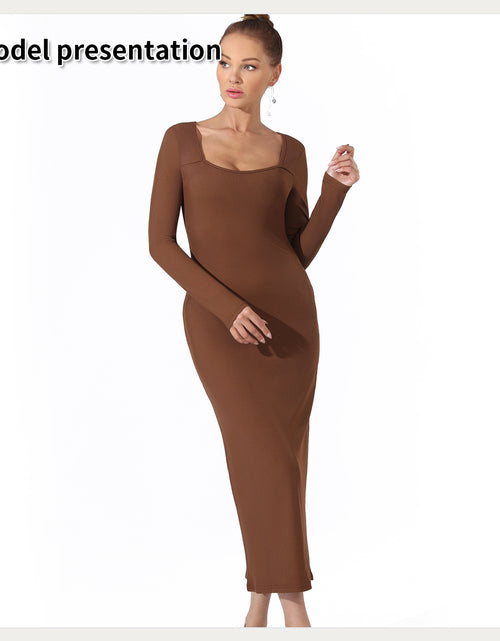 Load image into Gallery viewer, Women&#39;s Fashion Simple Solid Color Dress
