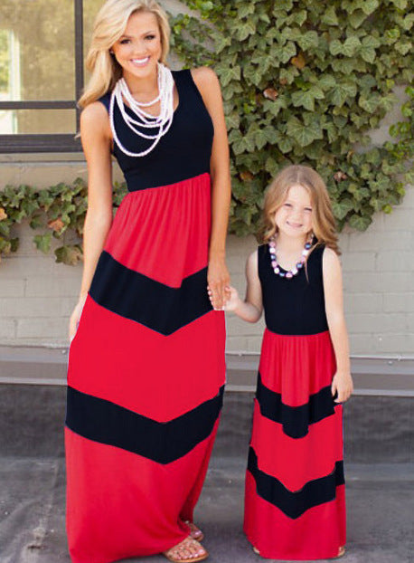 Load image into Gallery viewer, Women&#39;s Dresses Parent-child Wear
