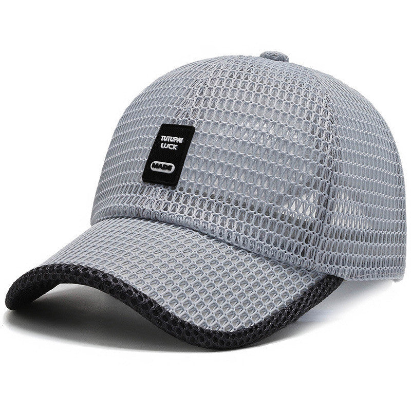 Summer Men's Outdoor Sunshade Sports Quick-drying Breathable Baseball Cap